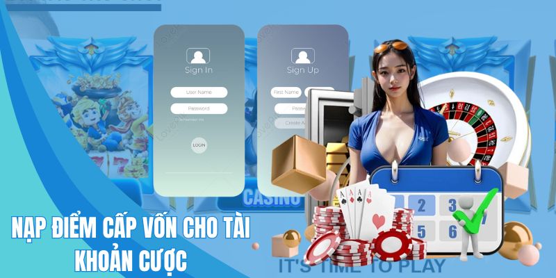 Nạp tiền OK9, nâng điểm cấp vốn cho tài khoản cược